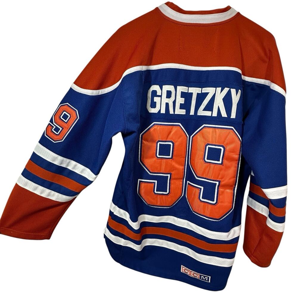 Wayne Gretzky Edmonton Oilers CCM Vintage Hockey Jersey Size 50 (Large) Adult - Picture 5 of 16